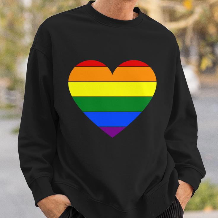 Heart Lgbt Gay Pride Lesbian Bisexual Ally Quote V3 Sweatshirt Gifts for Him