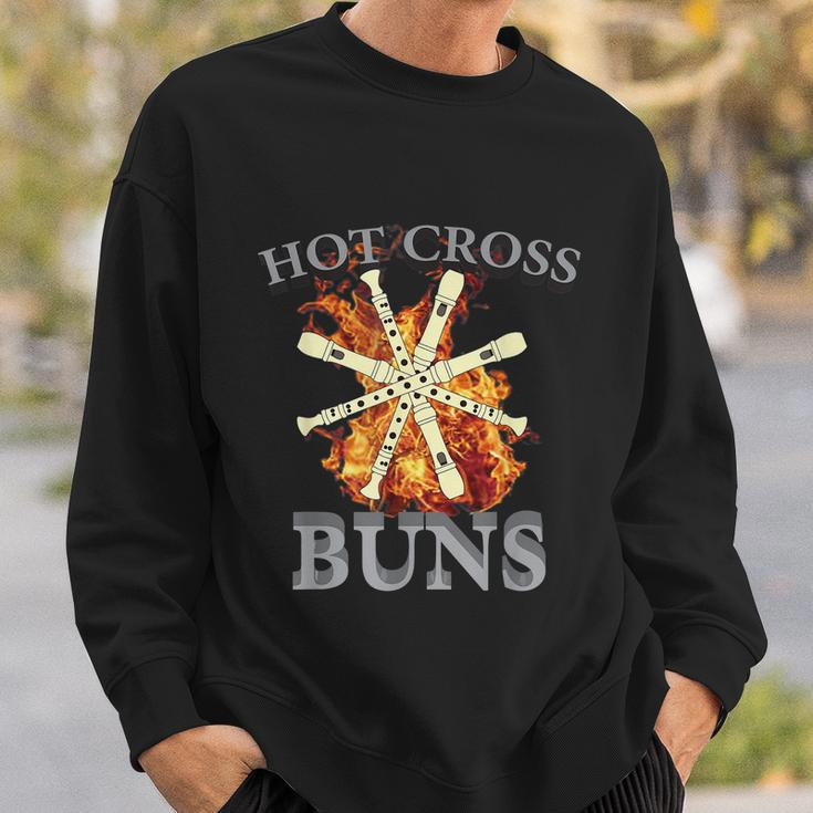 Hot Cross Buns Funny Trendy Hot Cross Buns Graphic Design Printed Casual Daily Basic Sweatshirt Gifts for Him