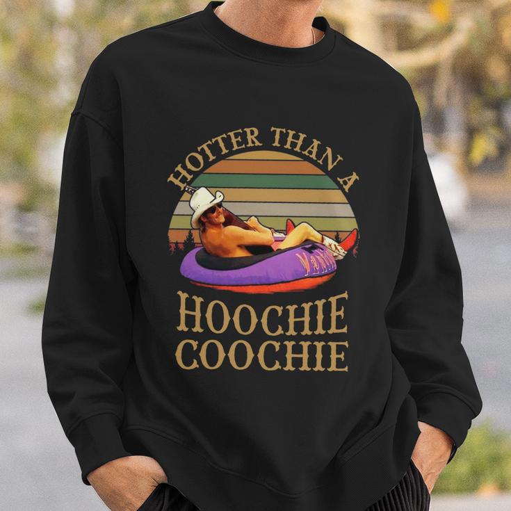 Hotter Than A Hoochie Coochie Daddy Vintage Retro Country Music Sweatshirt Gifts for Him