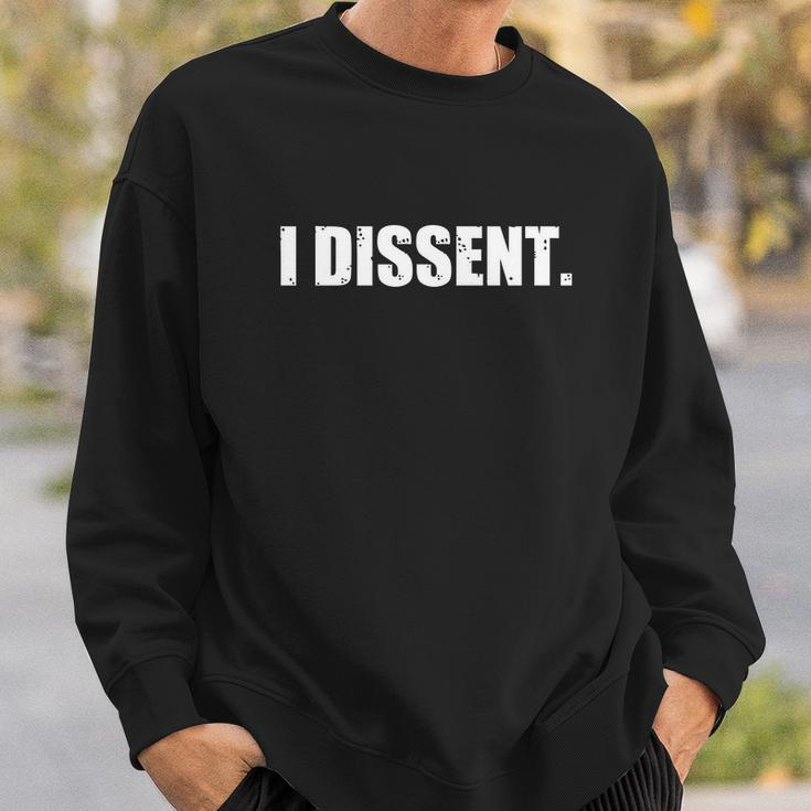 I Dissent Collar Rbg We Wont Go Back Sweatshirt Gifts for Him