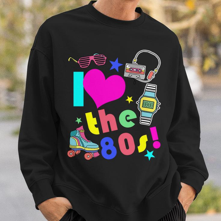 I Love The 80S Retro Party Mashup Sweatshirt Gifts for Him