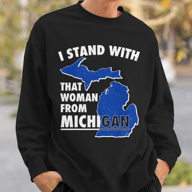I Stand With That Woman From Michigan Support Sweatshirt Gifts for Him