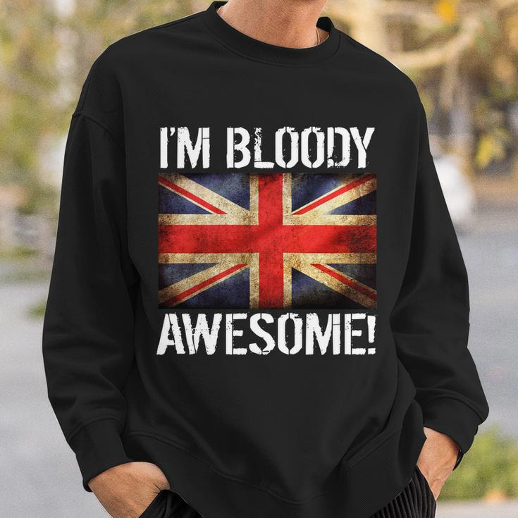 Im Bloody Awesome British Union Jack Flag Tshirt Sweatshirt Gifts for Him