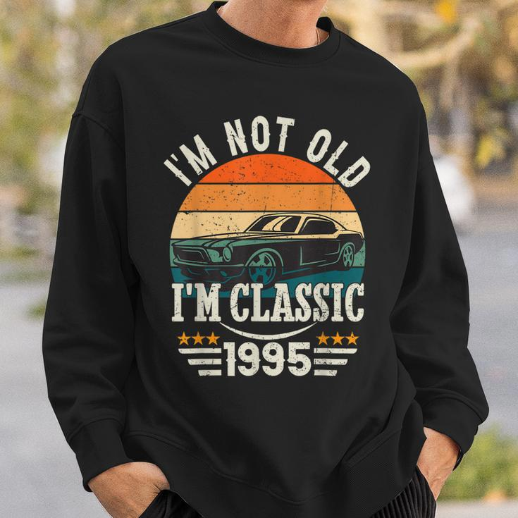Im Classic Car 27Th Birthday Gift 27 Years Old Born In 1995 Men Women Sweatshirt Graphic Print Unisex Gifts for Him