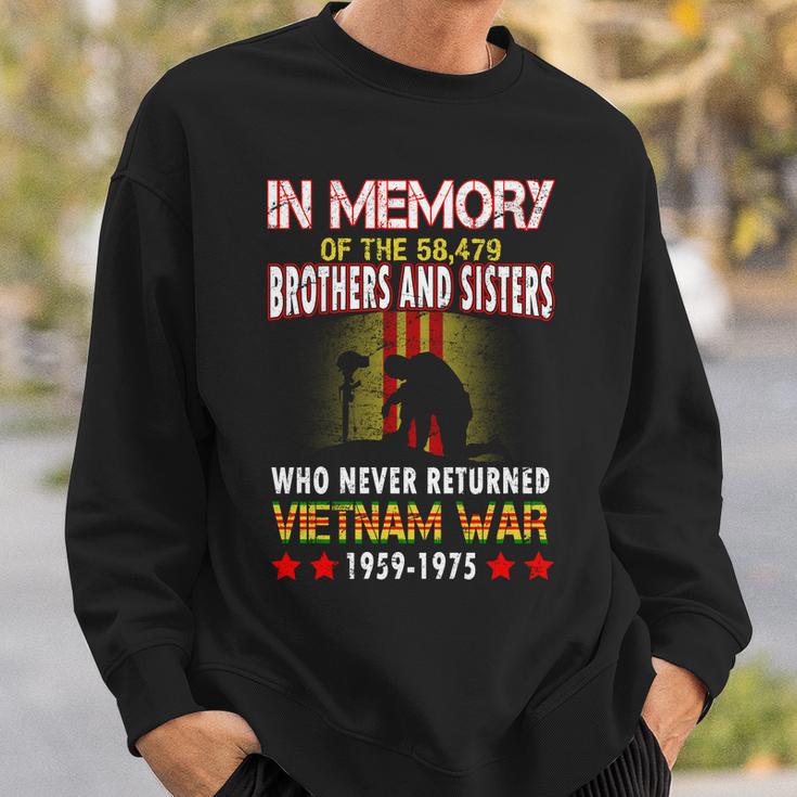 In Memory Of Vietnam Brothers And Sisters Sweatshirt Gifts for Him