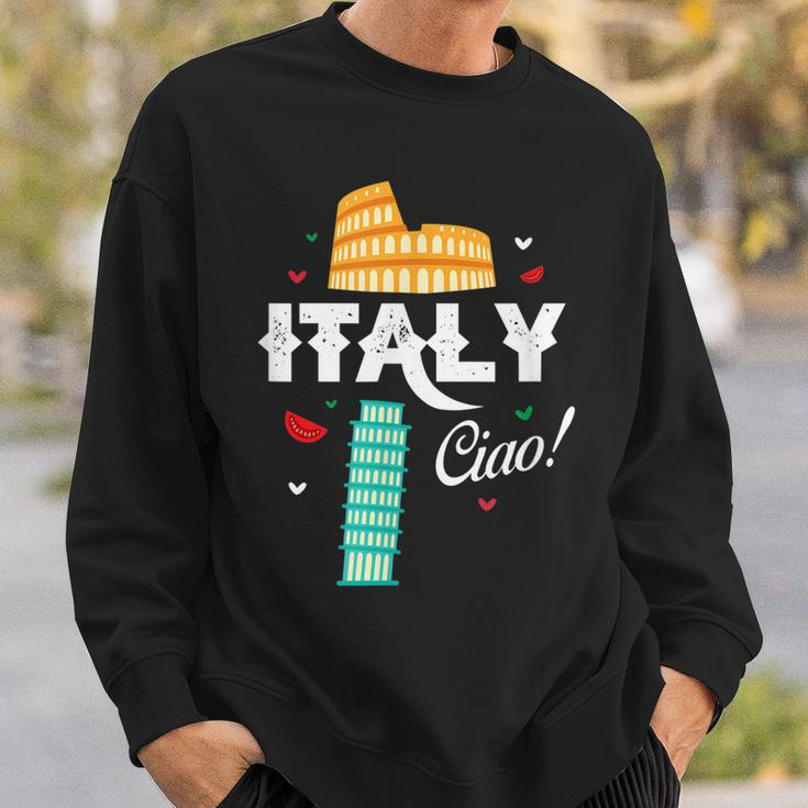 Italy Ciao Rome Roma Italia Italian Home Pride Men Women Sweatshirt Graphic Print Unisex Gifts for Him