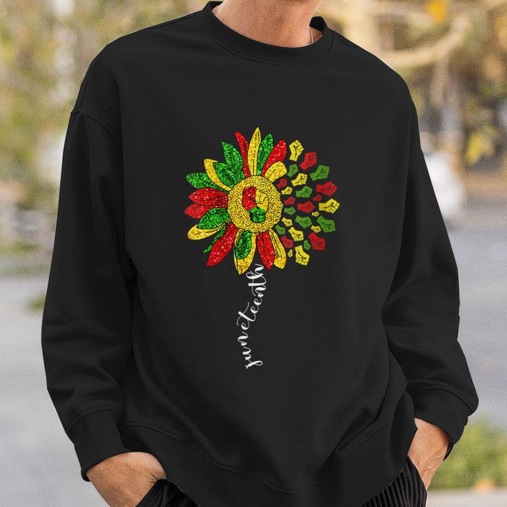 Juneteenth Sunflower Sweatshirt Gifts for Him