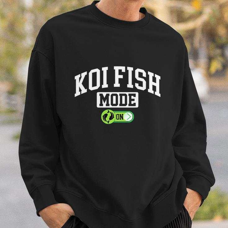 Koi Fish Mode On Funny Fishing Koi Fish Lover Sweatshirt Gifts for Him
