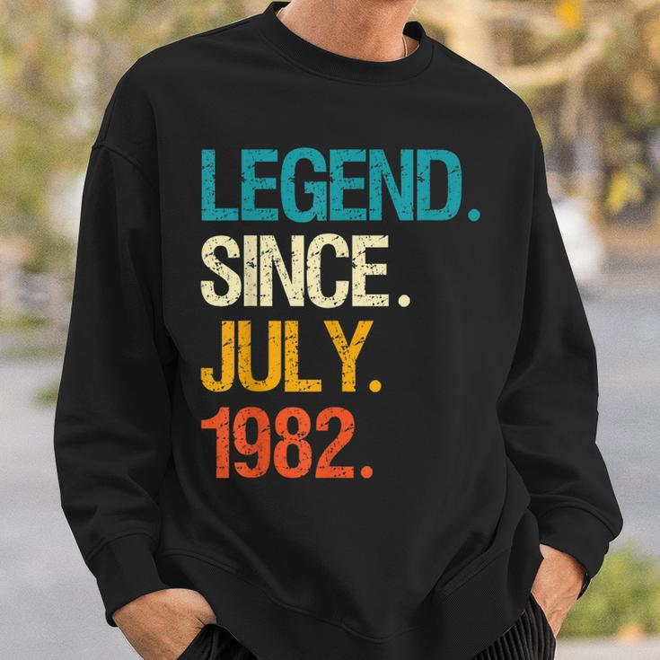 Legend Since July 1982 40 Year Old Bday 40Th Birthday Sweatshirt Gifts for Him
