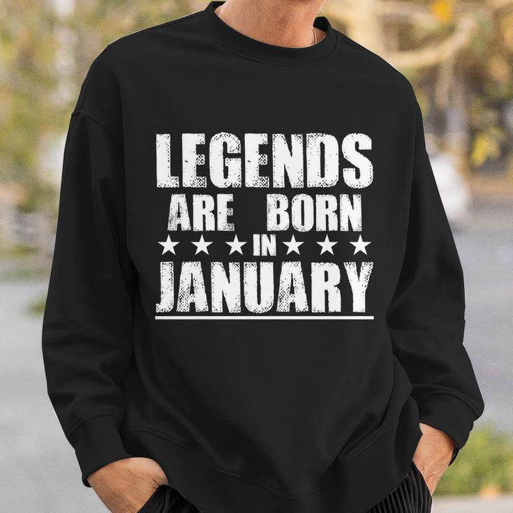 Legends Are Born In January Birthday Tshirt Sweatshirt Gifts for Him