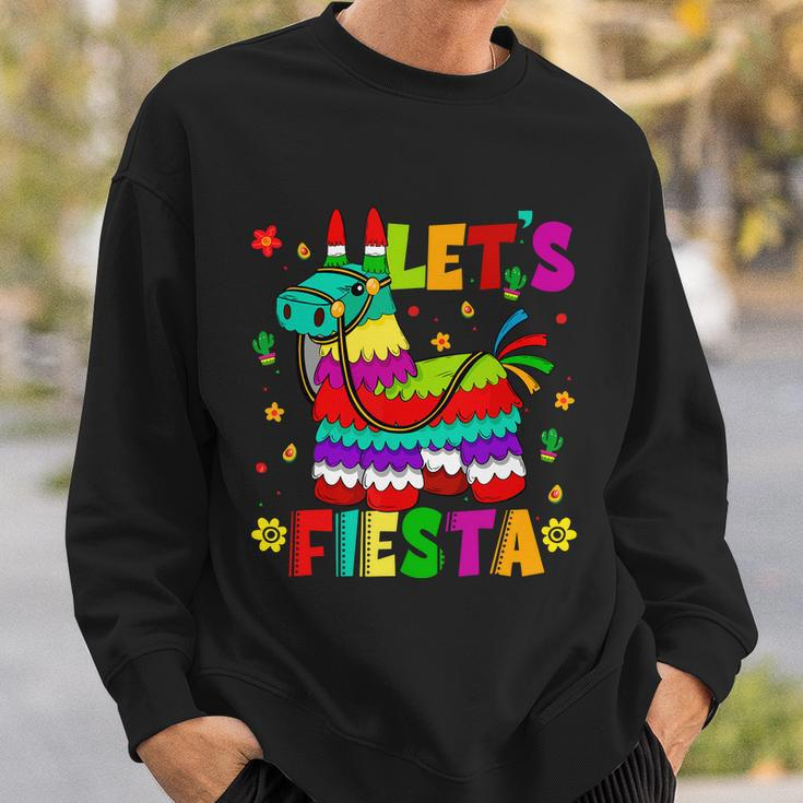 Lets Fiesta Cinco De Mayo Mexican Party Mexico Donkey Pinata Sweatshirt Gifts for Him
