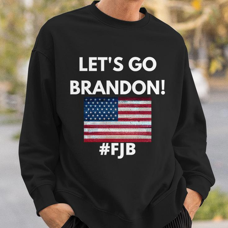 Lets Go Brandon Fjb American Flag Sweatshirt Gifts for Him