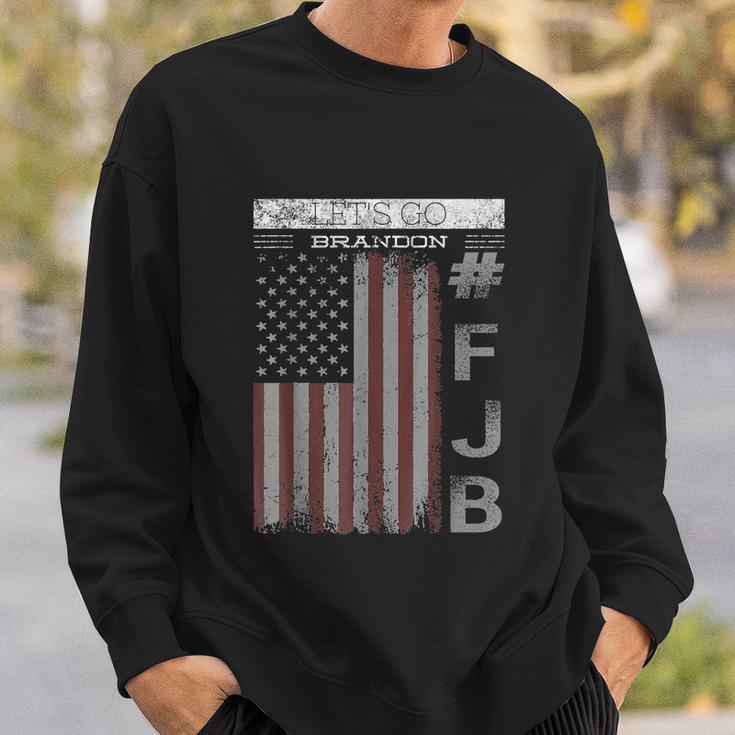 Lets Go Brandon Fjb Funny Meme Us Flag Tshirt Sweatshirt Gifts for Him