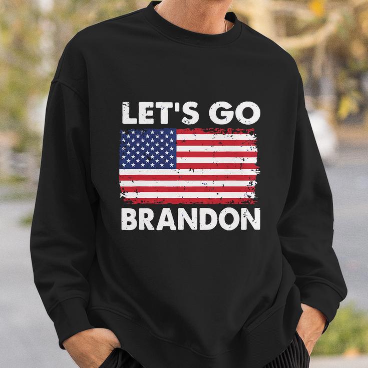 Lets Go Brandon Lets Go Brandon Flag Sweatshirt Gifts for Him