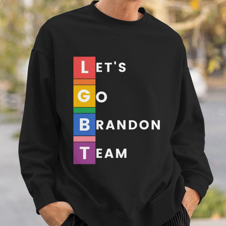 Lgbt Lets Go Brandon Team Funny Sweatshirt Gifts for Him