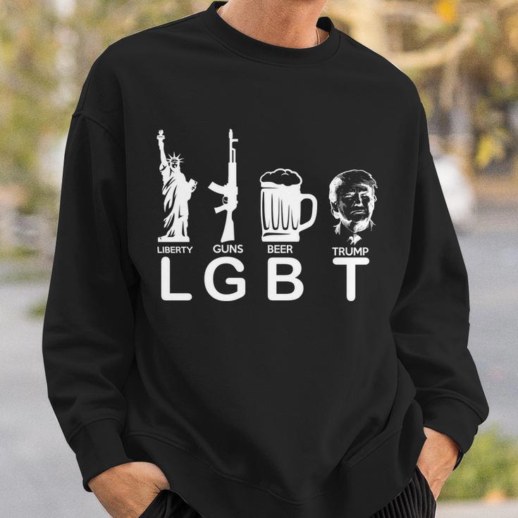 Lgbt Liberty Guns Beer Pro Donald Trump Tshirt Sweatshirt Gifts for Him