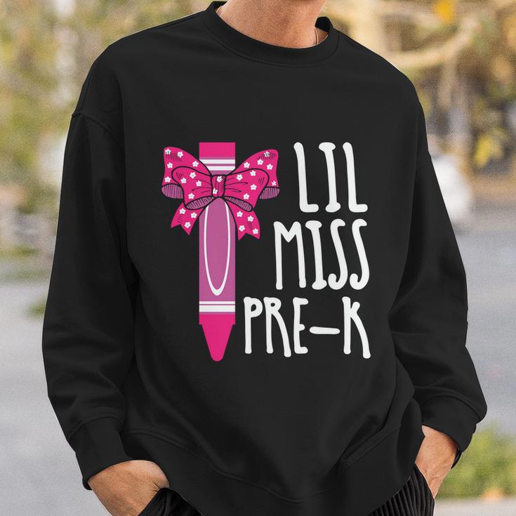 Little Miss Prek Cray On Back To School First Day Of School Sweatshirt Gifts for Him