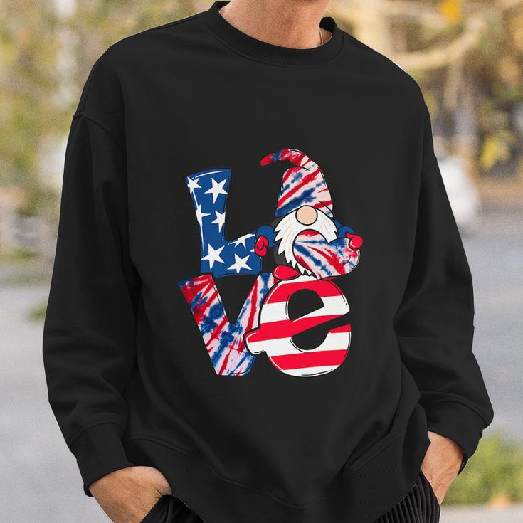 Love Gnome Usa Flag 4Th Of July Funny Sweatshirt Gifts for Him