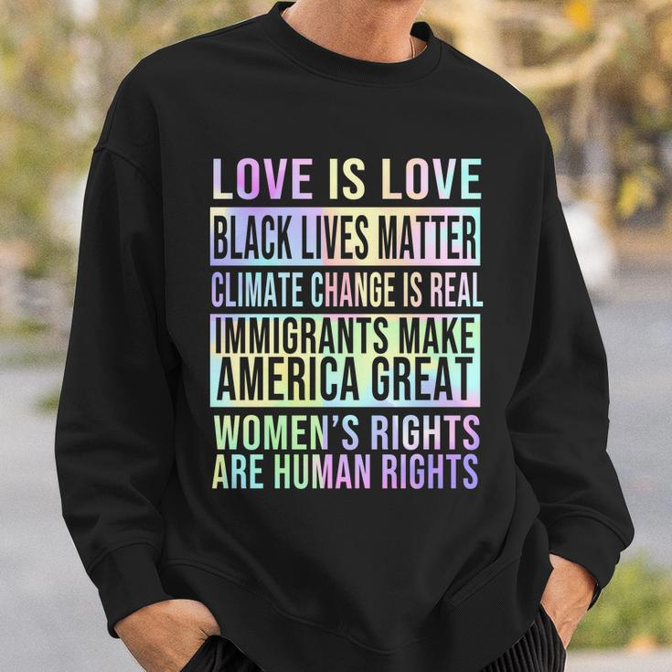 Love Is Love Black Lives Matter Tshirt Sweatshirt Gifts for Him