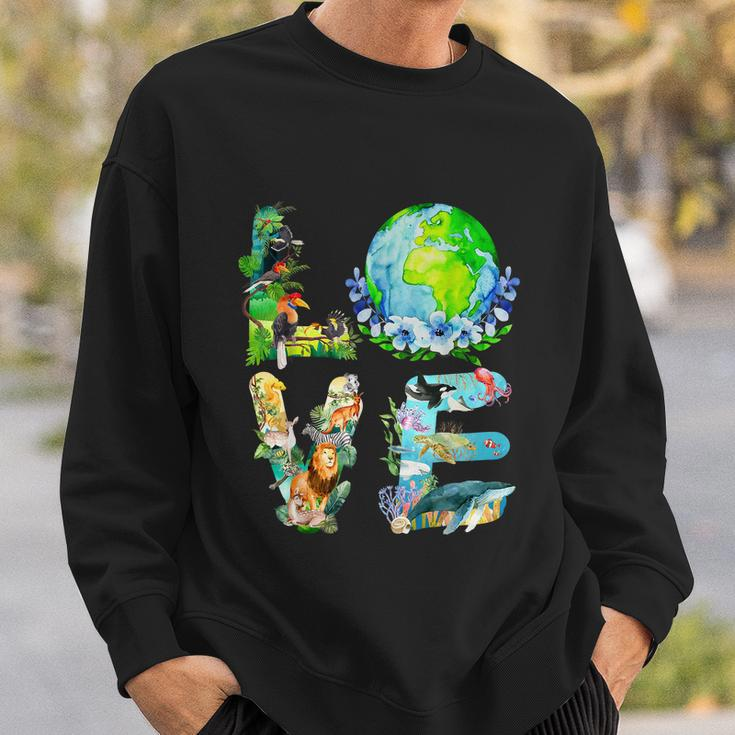Love World Earth Day 2022 Planet Environmental Animal Tshirt Sweatshirt Gifts for Him
