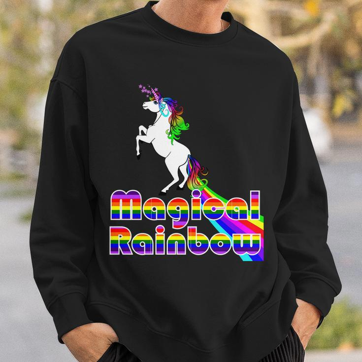 Magical Rainbow Unicorn Sweatshirt Gifts for Him