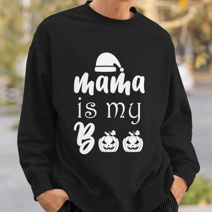 Mama Is My Boo Halloween Quote Sweatshirt Gifts for Him