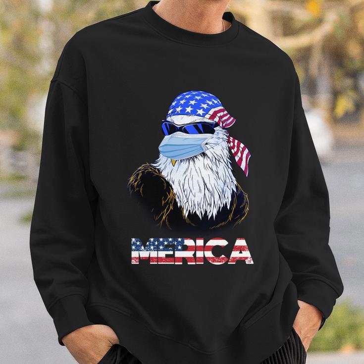 Merica Eagle Mullet 4Th Of July American Flag Vintage 2021 Great Gift Sweatshirt Gifts for Him