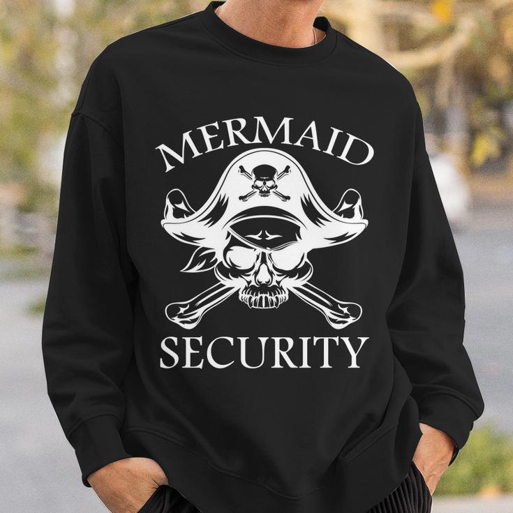 Mermaid Security Pirate Skull Sweatshirt Gifts for Him