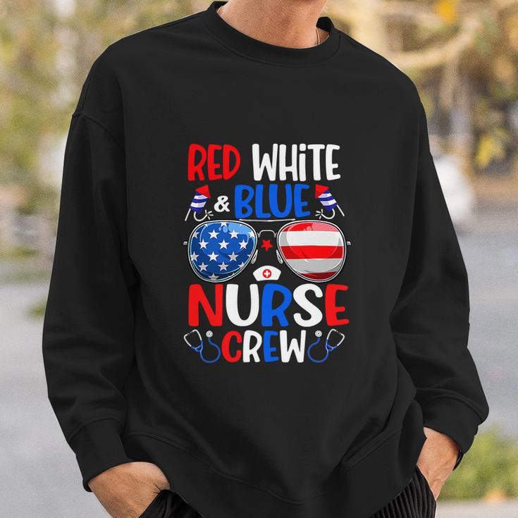 Nurse Crew Sunglasses For 4Th Of July Sweatshirt Gifts for Him