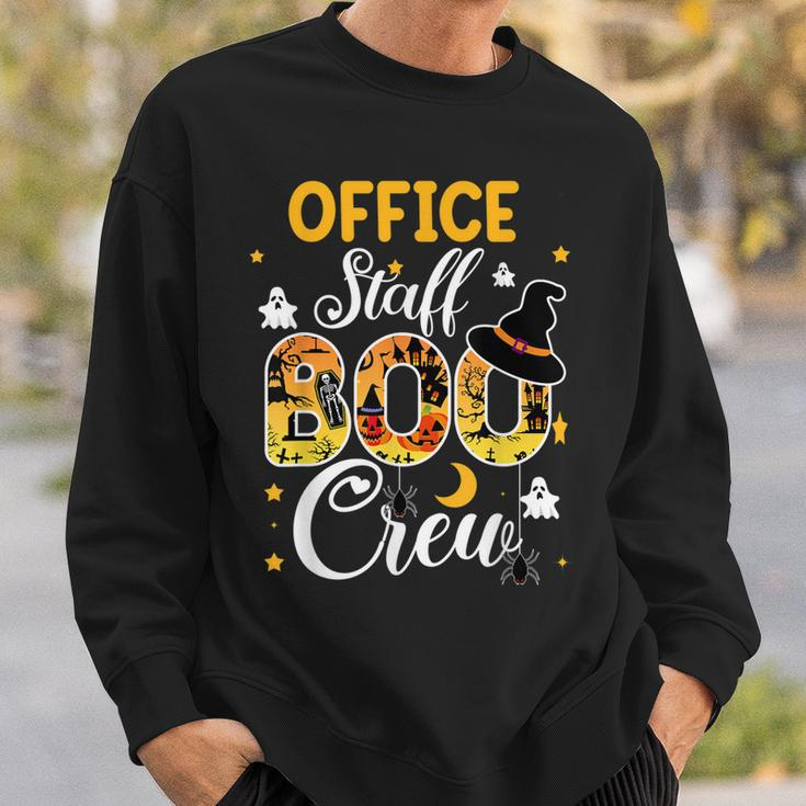 Office Staff Boo Crew Funny Halloween Matching Costume Sweatshirt Gifts for Him