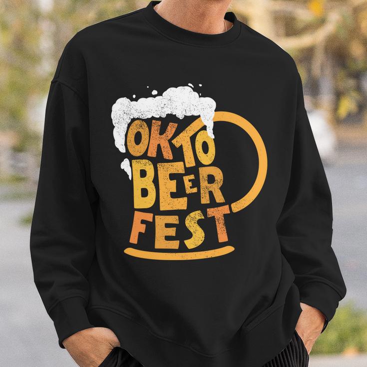 Oktoberfest Beer Fest Logo Sweatshirt Gifts for Him