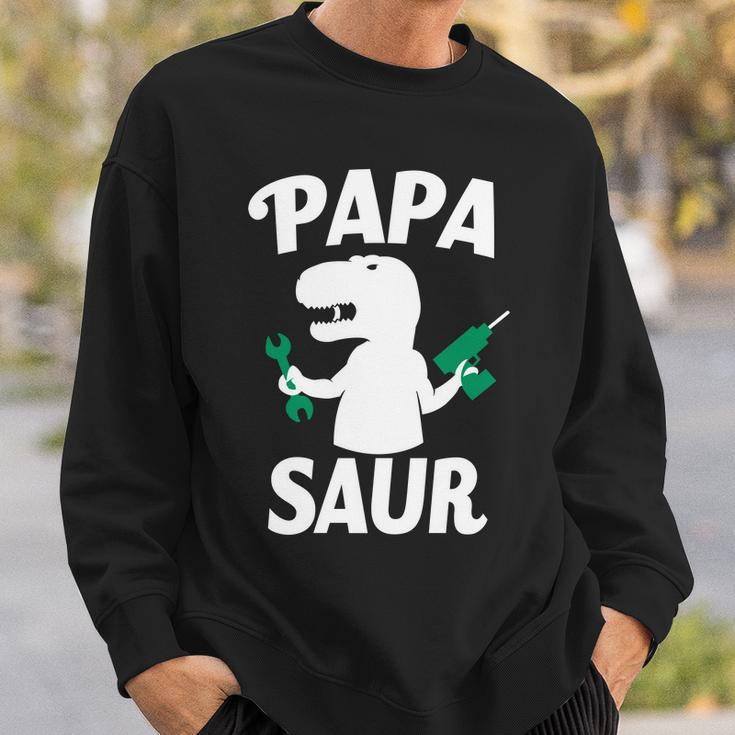 Papa Saur Fix Things Sweatshirt Gifts for Him