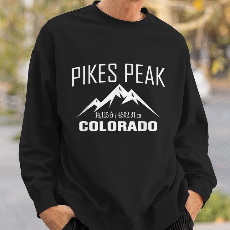 Pikes Peak Colorado Climbing Summit Club Outdoor Tshirt Sweatshirt Gifts for Him