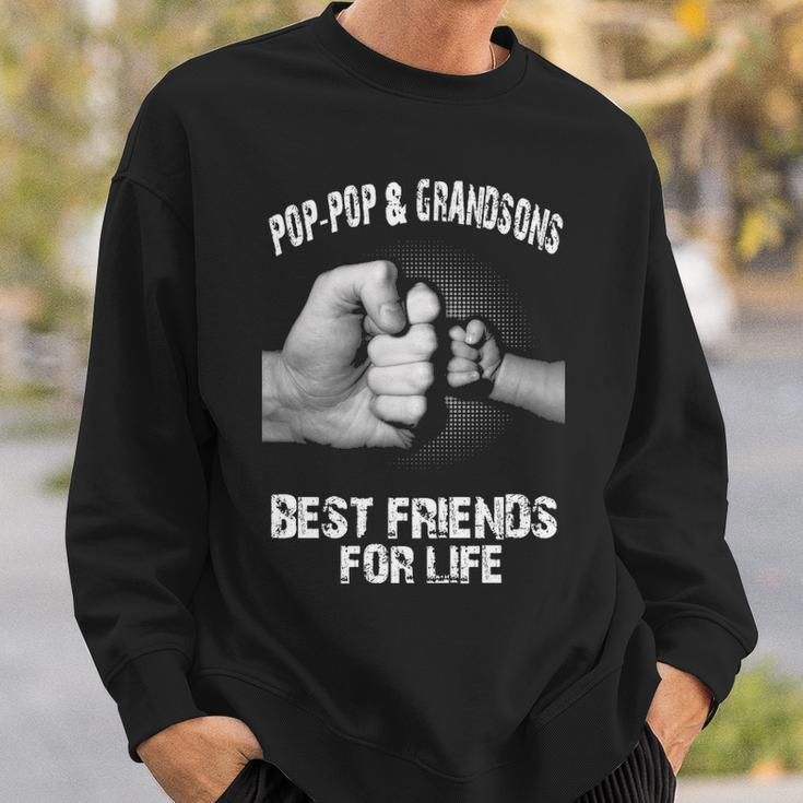 Pop-Pop & Grandsons - Best Friends Sweatshirt Gifts for Him