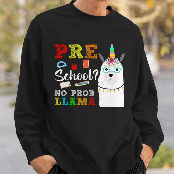 Preschool No Probllama Sweatshirt Gifts for Him