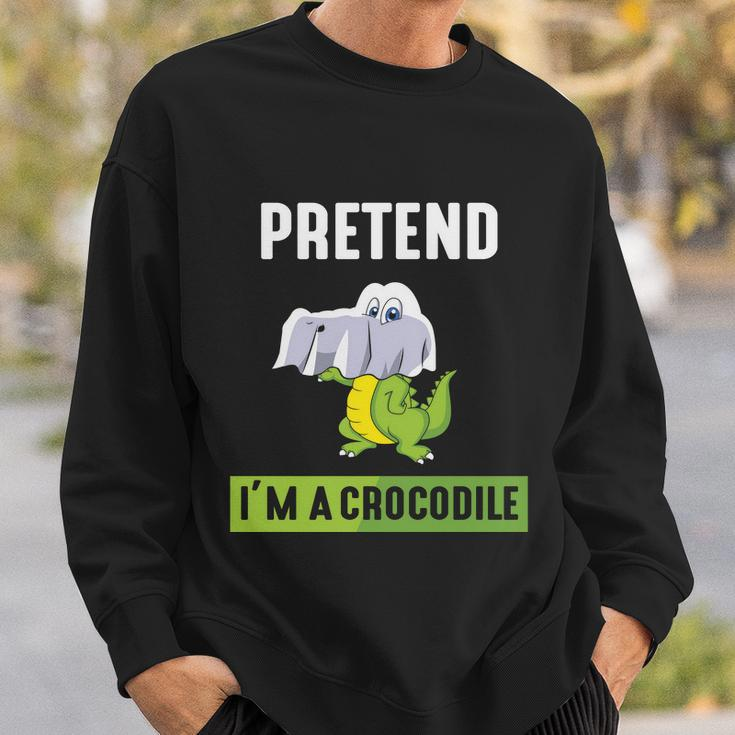 Pretend Im A Crocodile Halloween Quote Sweatshirt Gifts for Him