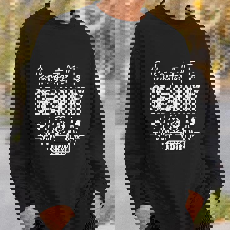 Promoted To Granny Est 2022 Soon To Be Granny Funny Gift Graphic Design Printed Casual Daily Basic Sweatshirt Gifts for Him