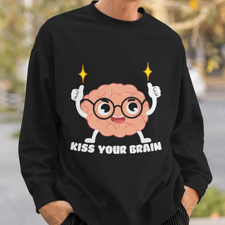 Proud Teacher Life Kiss Your Brain Plus Size Shirt For Teacher Female Sweatshirt Gifts for Him
