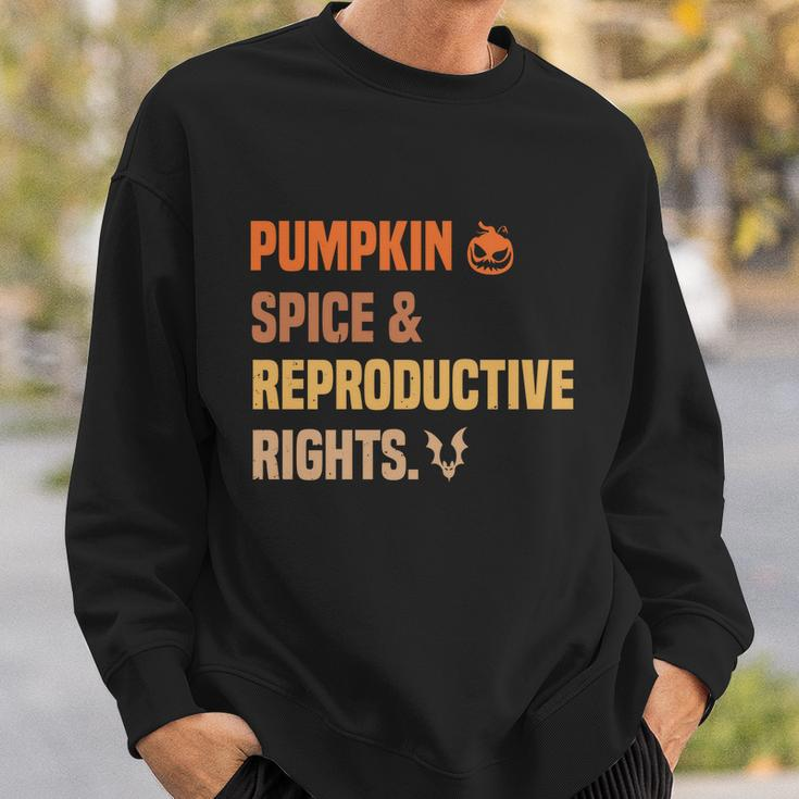 Pumpkin Spice Reproductive Rights Design Pro Choice Feminist Gift Sweatshirt Gifts for Him