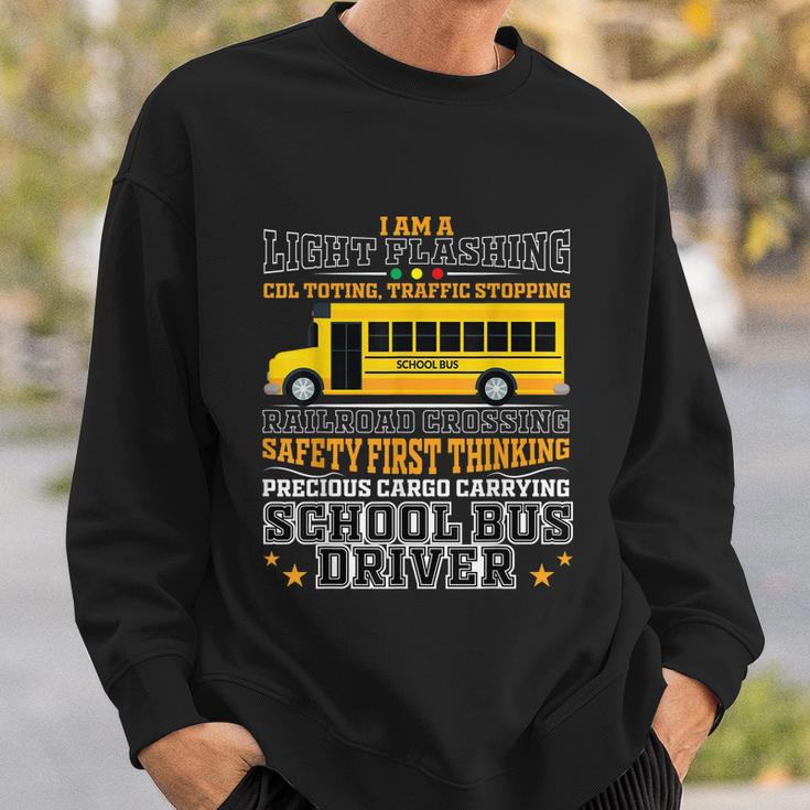 Railroad Crossing School Bus Driver Design For A Bus Driver Sweatshirt Gifts for Him