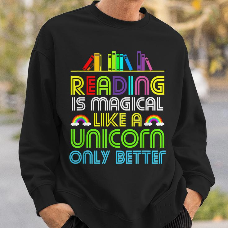 Reading Magical UnicornGifts For Men Women Kids Sweatshirt Gifts for Him