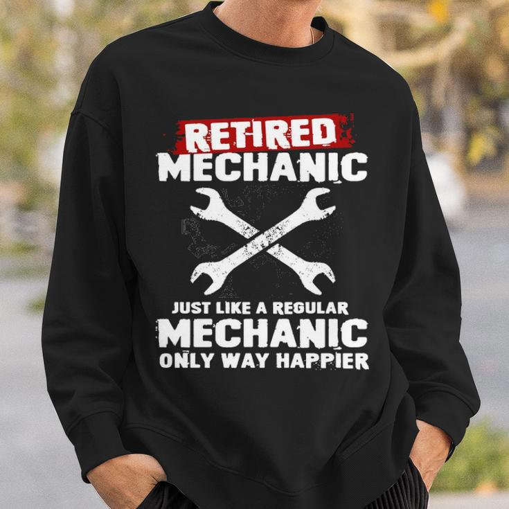 Retired Mechanic V2 Sweatshirt Gifts for Him