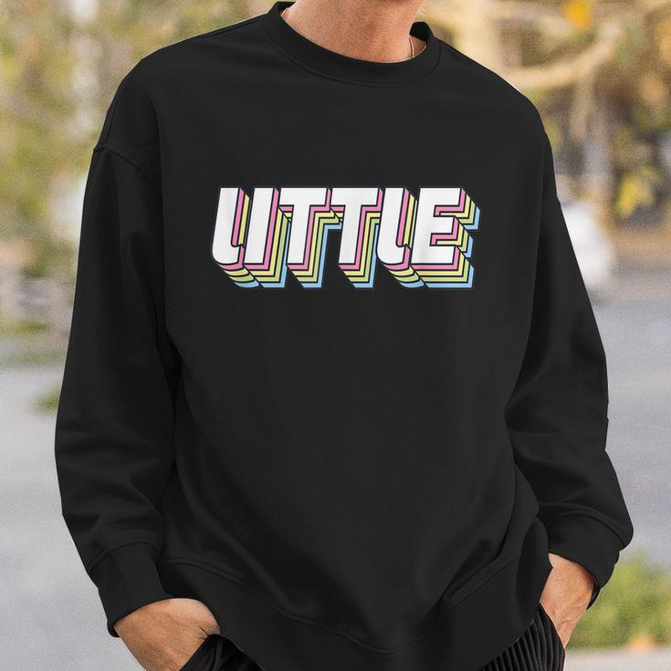 Retro Big Reveal Sorority Little Sister Big Little Week Sweatshirt Gifts for Him