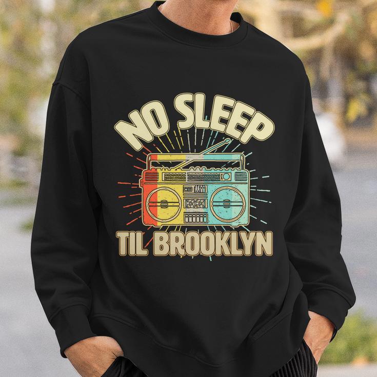 Retro No Sleep Til Brooklyn Sweatshirt Gifts for Him