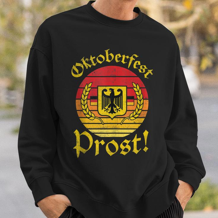 Retro Prost Men Women German Eagle Vintage Oktoberfest  Men Women Sweatshirt Graphic Print Unisex Gifts for Him