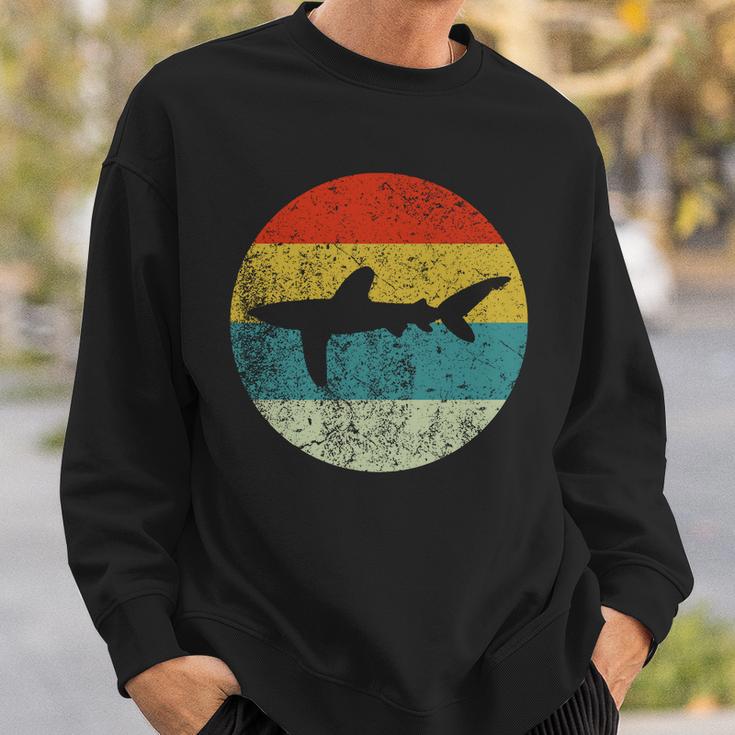 Retro Vintage Oceanic Whitetip Shark Sweatshirt Gifts for Him