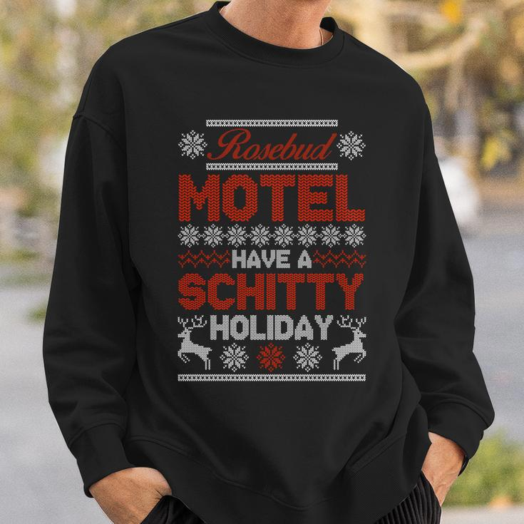 Rosebud Motel Have A Schitty Holiday Ugly Christmas Sweater Sweatshirt Gifts for Him