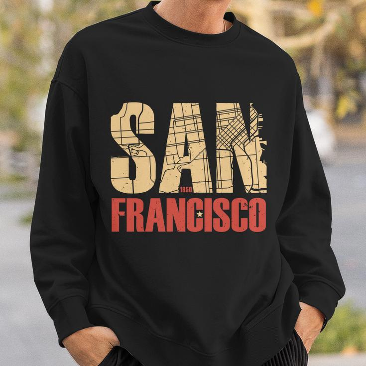 San Francisco Vintage Emblem Sweatshirt Gifts for Him