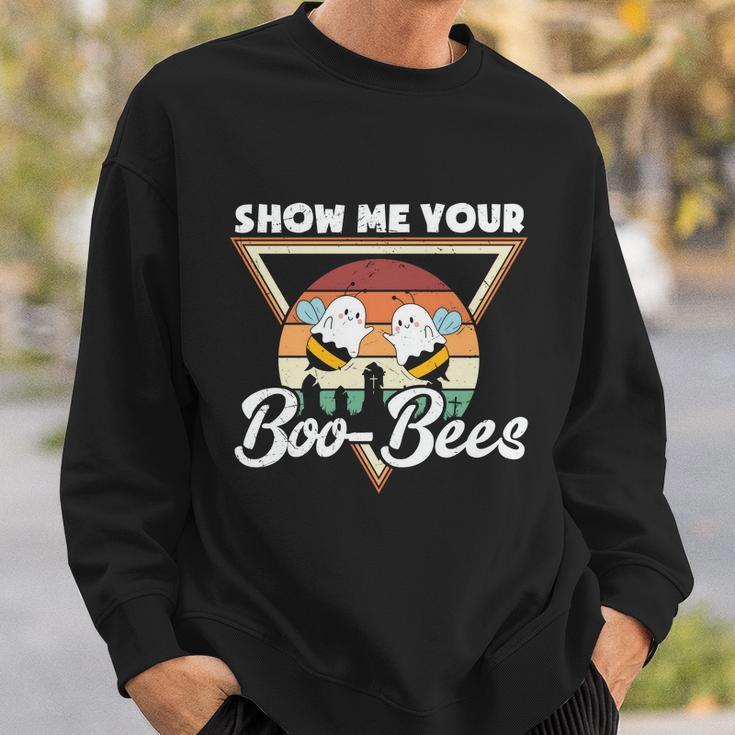 Show Me Your Boo Bees Halloween Quote Sweatshirt Gifts for Him