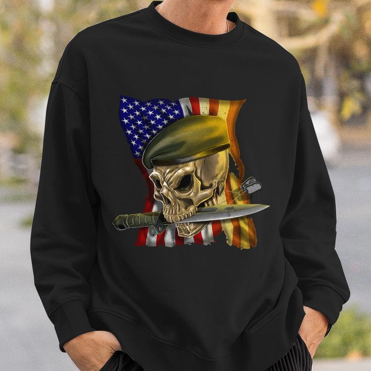 Skull Beret Military Tshirt Sweatshirt Gifts for Him